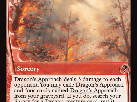 Dragon s Approach (Future Sight) [Mystery Booster 2] on Sale