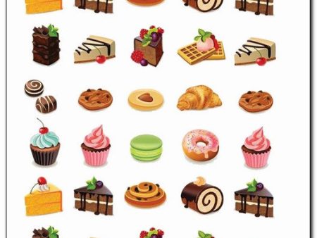 Sticker pack: desserts Online Hot Sale