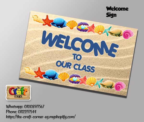 Seashells Welcome Board Set For Discount