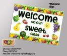 Fruits Welcome Board Set Online Hot Sale