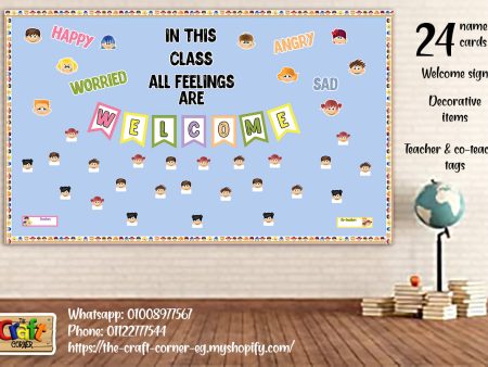 Emotions Welcome Board Set For Cheap