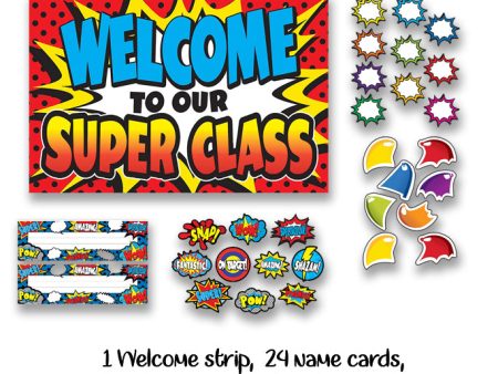 Superheroes Welcome Board Set For Sale