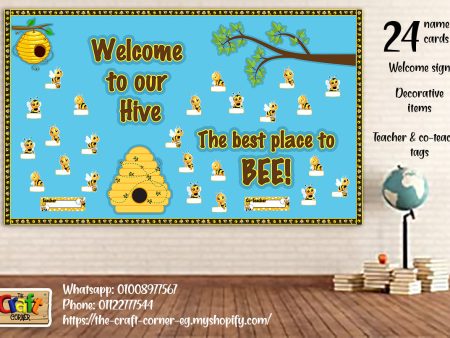 Bees Welcome Board Set on Sale