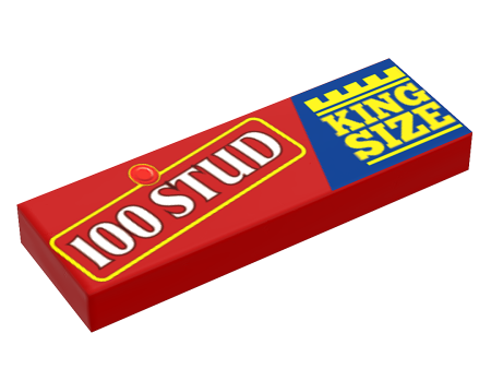 100 Stud Candy (King Size) - B3 Customs® Printed 1x3 Tile Hot on Sale