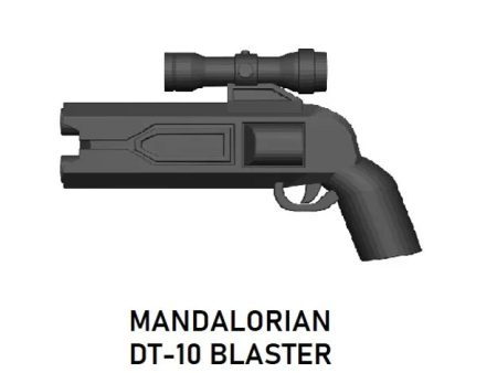 DT-10 Mandalorian Blaster for Lego Star Wars Minifigures Supply