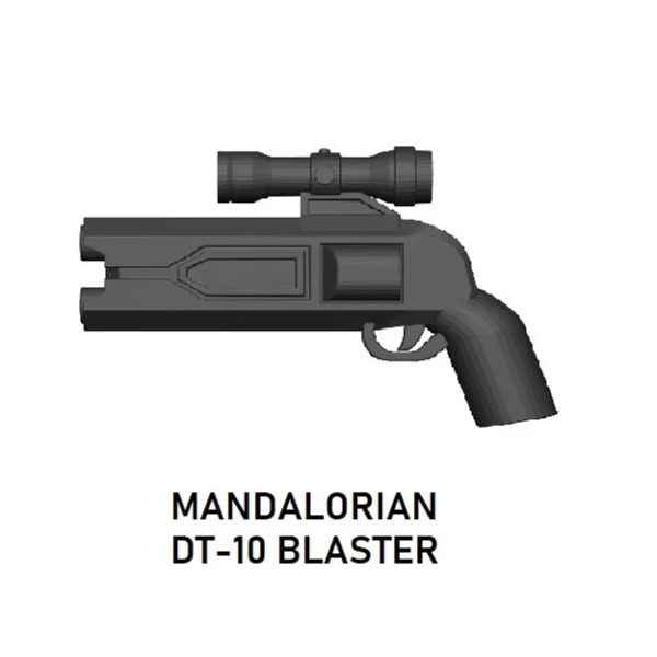 DT-10 Mandalorian Blaster for Lego Star Wars Minifigures Supply