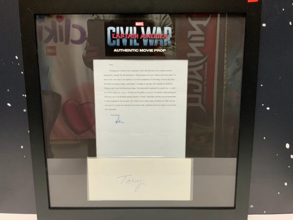 Movie Prop Letter, from Captain America: Civil War Supply