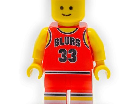 #33 Chicago Blurs - B3 Customs® Basketball Player Minifig For Cheap