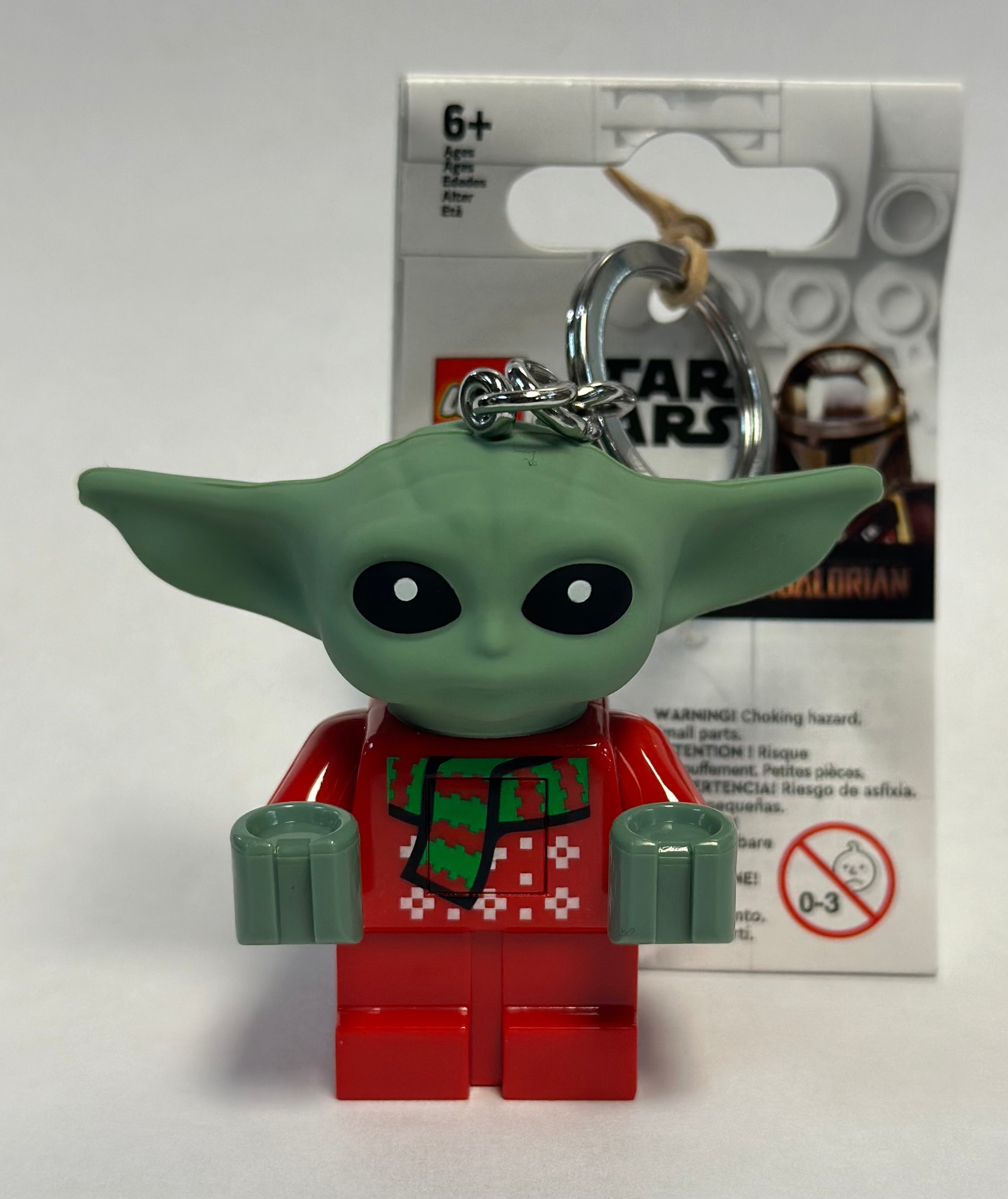 LEGO® Grogu The Child Baby Yoda Christmas Sweater - Keychain LED Light 3” Fashion