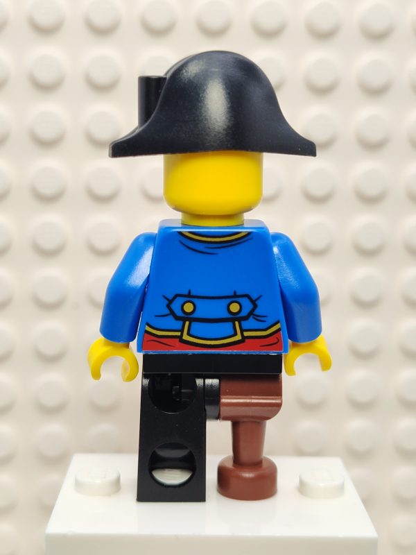 Pirate Blue Jacket Black Leg with Peg Leg, pi146 Fashion