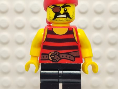 Pirate 1 - Black and Red Stripes, pi159 Hot on Sale