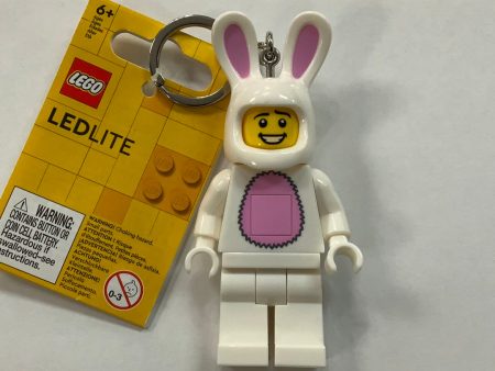 LEGO® Bunny Suit Guy Keychain LED Light 3” Supply