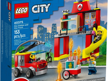 Fire Station and Fire Truck, 60375 Online Sale