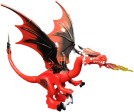 LEGO® Dragon, Castle, Red Head, Dragon04 Cheap