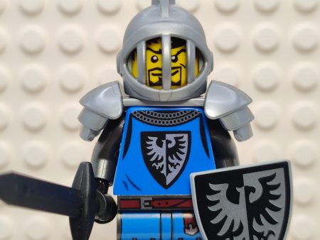 Modern Black Falcon Knight with Grille Helmet on Sale