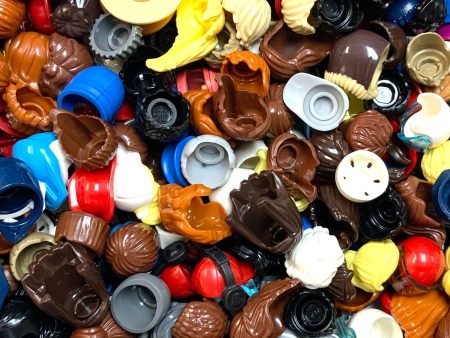 Bulk LEGO® Minifigure Headgear (Hats, Hair, Helmets, etc) on Sale