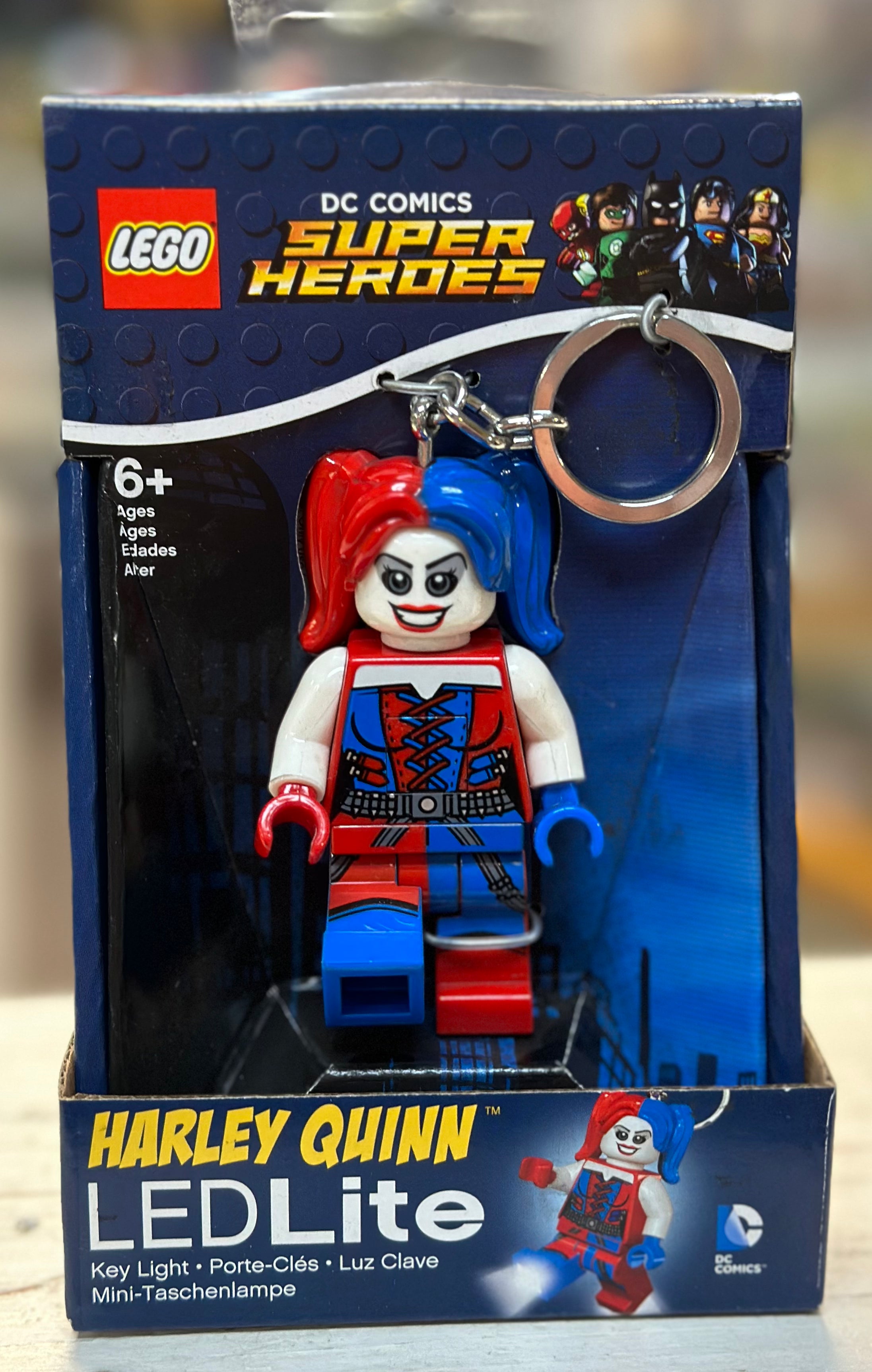 LED Key Light Harley Quinn Key Chain 3” Supply