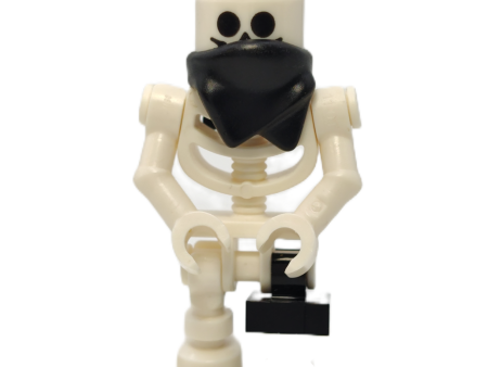 Skeleton with Scarf and Short Black Leg, gen094 on Sale