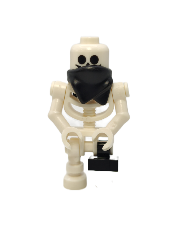 Skeleton with Scarf and Short Black Leg, gen094 on Sale